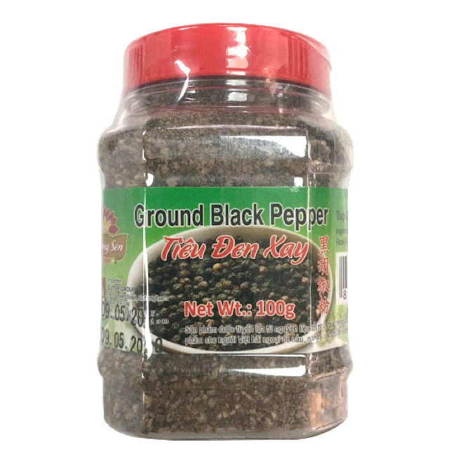 Huong Sen Grounded Black Pepper Bot Tieu Den Xay Binh Thuong 100g x 1