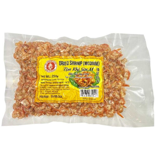 50056-6 Seahorse King Dried Shrimp (Medium) Tom Kho Size M 250g x 20 Bags