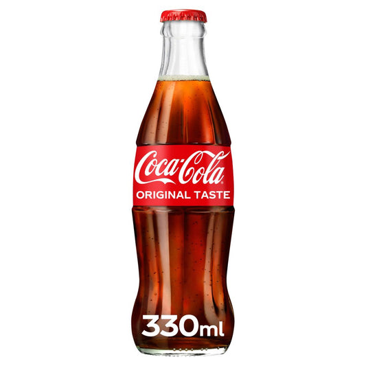 Coca-Cola Original Taste Glass Bottles 330ml x1