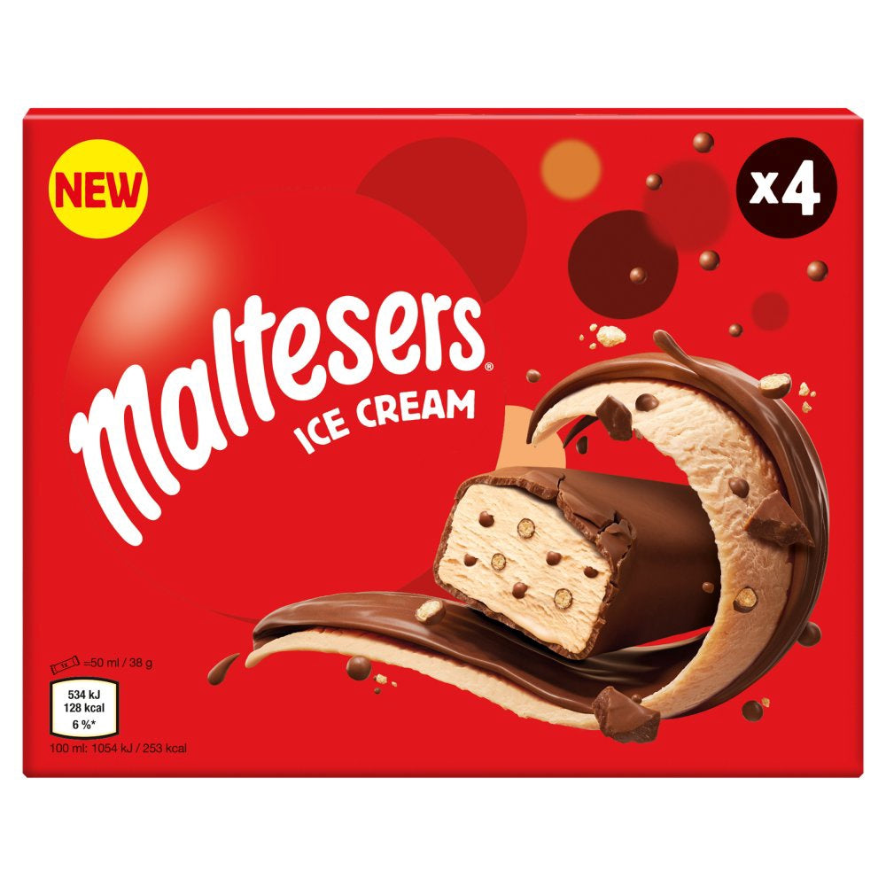 Maltesers Ice Cream Bar 4 Pack x1