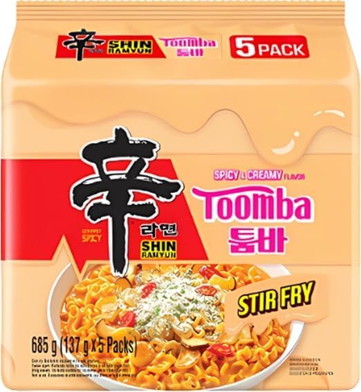 NS Shin Ramyun Toomba (4+1 packs )辛拉麵 Toomba (5連包) (137gx5) x 1