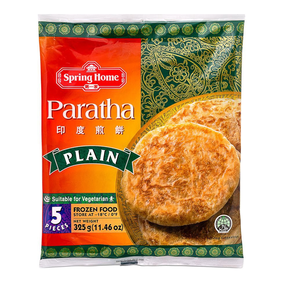 Spring Paratha Spring Home Frozen Paratha Plain(5in) 印度煎餅-原味 325g x1 – Asia Superstore