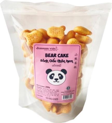 Bánh Gấu 小熊餅 Bánh Gấu Nhân Kem 200g x 1