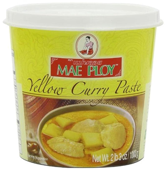 20979 Mae Ploy Yellow Curry Paste黃咖喱醬 Sot Cari Vang 1kg x 1