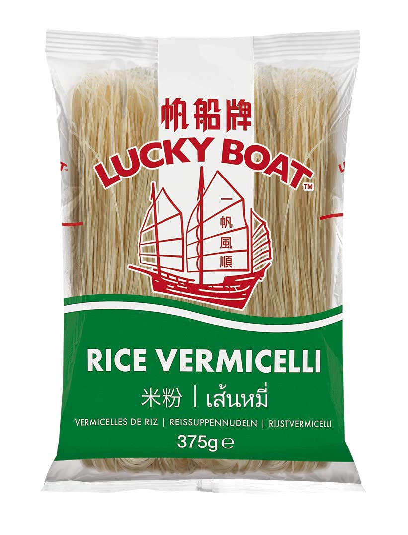 Lucky Boat Rice Vermicelli 帆船牌 米粉Mien gao 375g x1