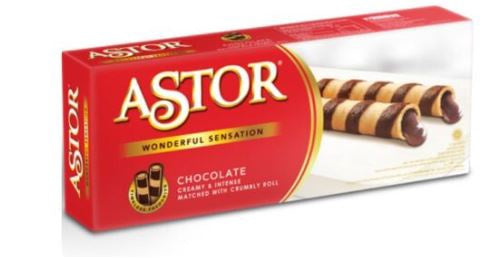 MA Astor Chocolate Wafer Roll朱古力味威化捲  150g X1