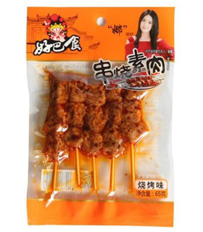 Đậu hủ khô xiên HBS - Thịt nướng 好巴食串燒素肉-燒烤65g X1