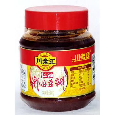 09512 CLH Broad bean Sauce in Chilli Oil 川老匯紅油豆瓣 500g X1
