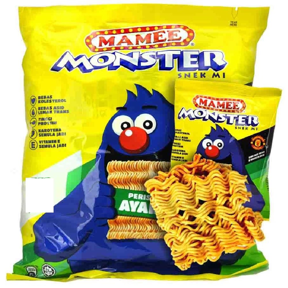 Mamee Noodle Snack Chicken媽咪麵雞味 (25g x8) x1