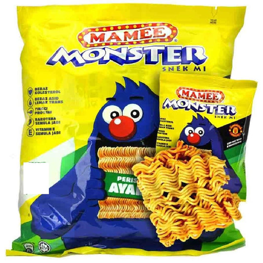 Mamee Noodle Snack Chicken媽咪麵雞味 (25g x8) x1