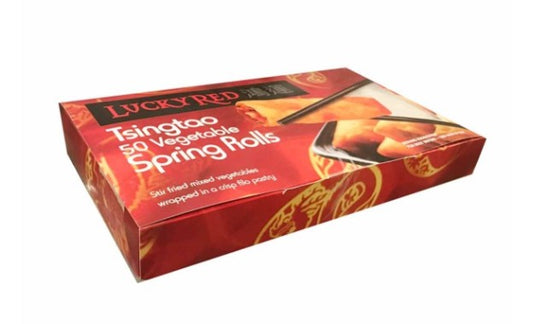 Lucky Red Vegetable Spring Rolls 鴻運素春卷 750g x1