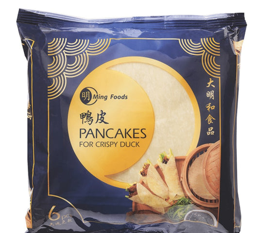 Mings Duck Pancakes(6pcs) 大明和鴨皮(6塊裝) (17packs x 60g) x 1