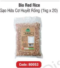 80053 Huong Sen Vegan Bio Red Rice Gao Huu Co Huyet Rong 1Kg x 1