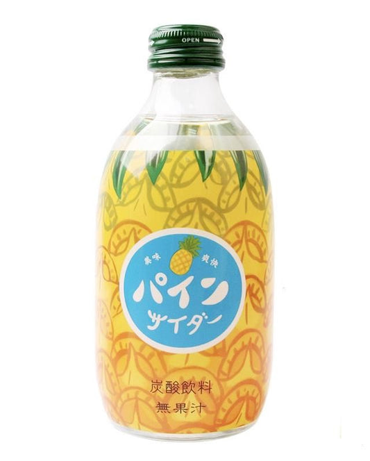 Tomomasu Pineapple cider 日本菠蘿口味蘇打Soda Qua Dua 300ml x1