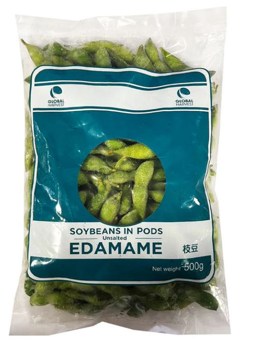 Global Harvest Whole Edamame Beans 枝豆Dau Nanh Dong Lanh500g x1