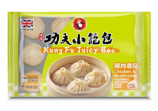 Bún Thịt Heo Đông Lạnh KUNG FU功夫灌湯小籠包-經典豬肉 Sup Tiểu Long Bao 300g x1