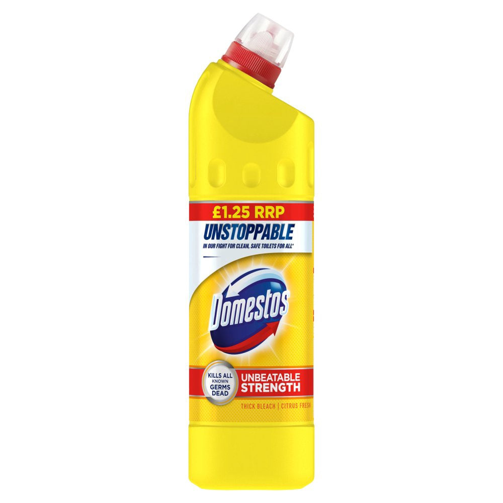 Domestos Citrus Fresh Thick Bleach 750 ml x1