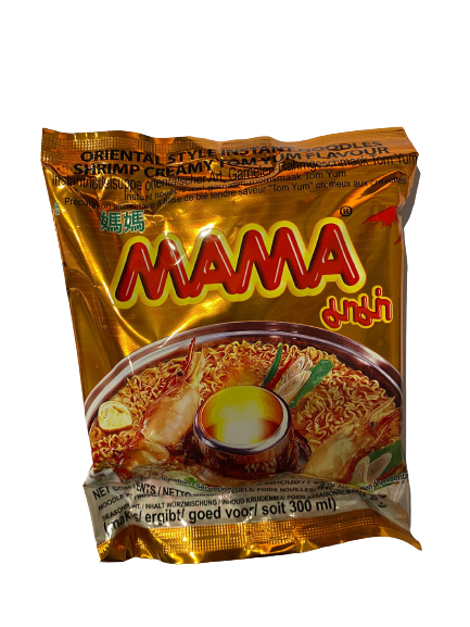 MAMA Noodle Creamy Shrimp Tom Yum 媽媽麵-鮮蝦冬陰濃湯味 55g x 1