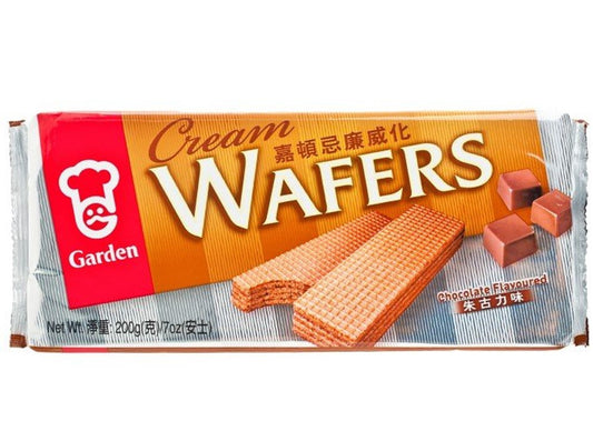 GARDEN Cream Wafers Chocolate 嘉頓威化 (朱古力味) 200g X 1