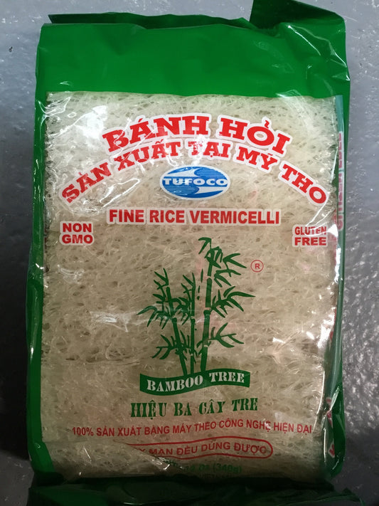 Bamboo Tree Fine Rice Vermicelli Banh Hoi Kho 340gr x 1