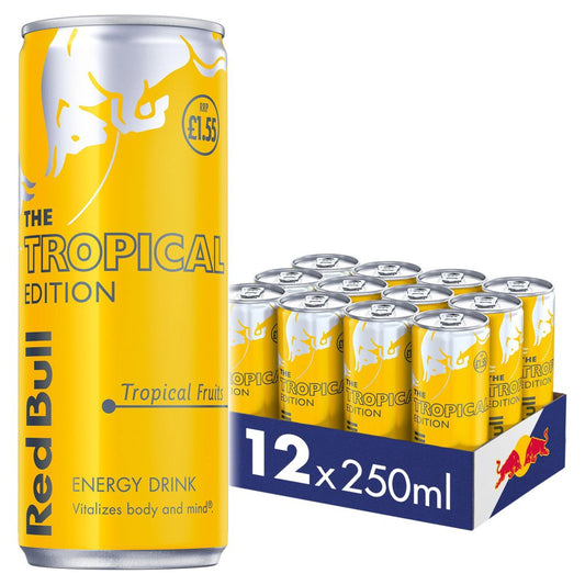 Red Bull Energy Drink Tropical Edition 紅牛能量飲品Nuoc Tang Luc 250ml x1