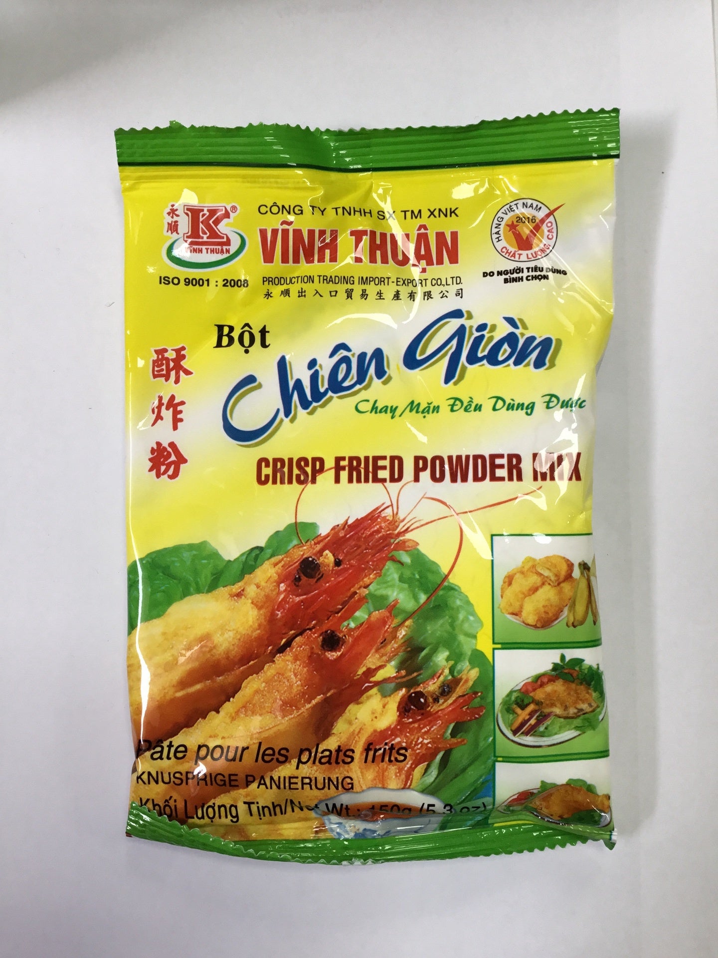 Vinh Thuan Crisp Fried Powder Mix Bot Chien Gion  150gr x 1