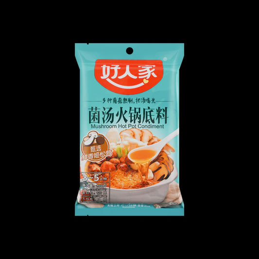 HRJ-Gia vị Lẩu Nấm 好人家 菌汤火锅底料 130g x1