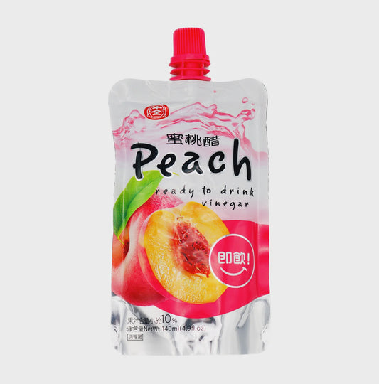 55109 Shin-Chuan Peach Vinegar Drink 十全蜜桃醋 Nuoc Giam Vi Dao 140ml x1