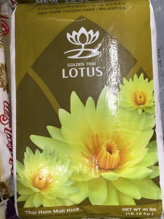 Golden Thai Lotus Rice Gao Thai Lotus  1x20kgs