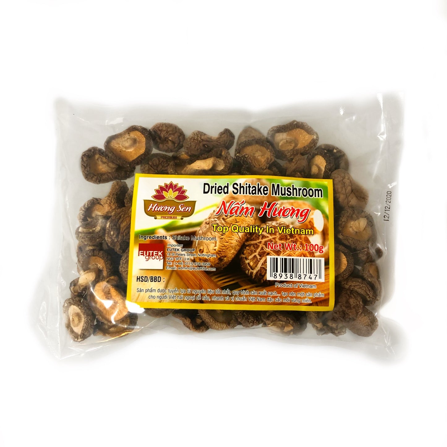Huong Sen Dried Shitake Mushroom Nam Huong  100g x 1