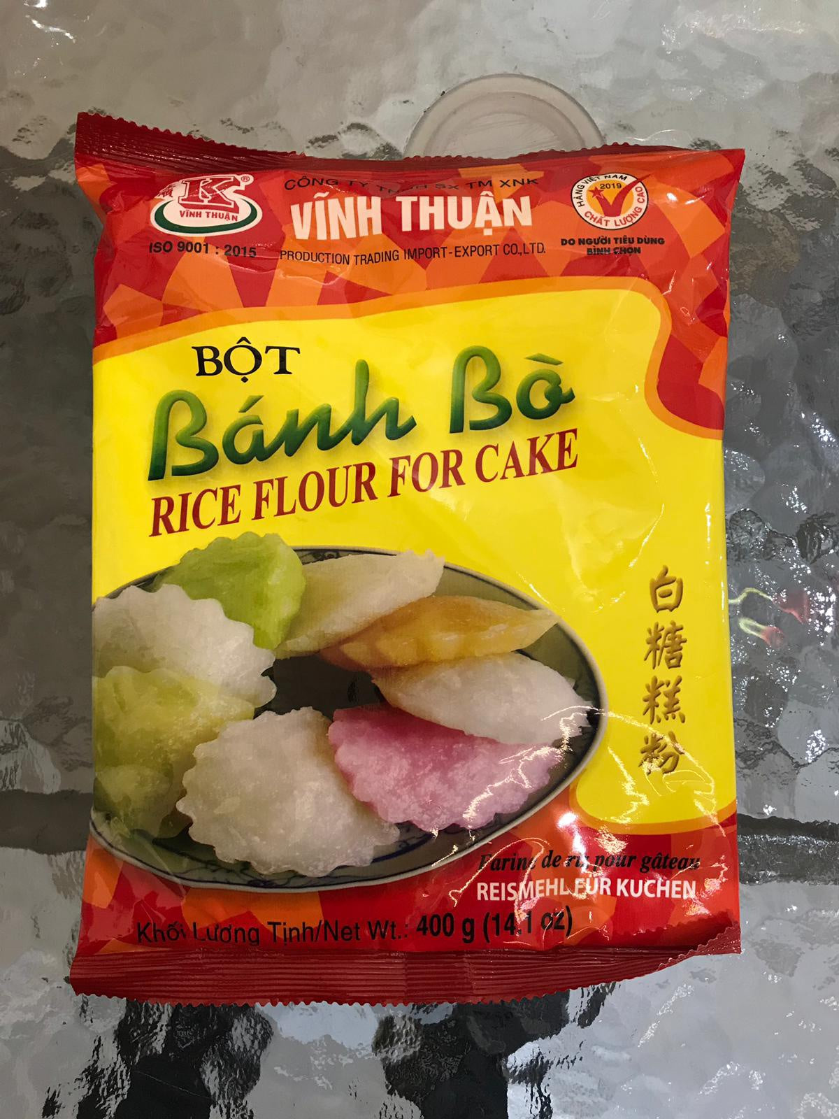 Vinh Thuan Rice Flour For Honeycomb Cacake Bot banh bo 400g x 1