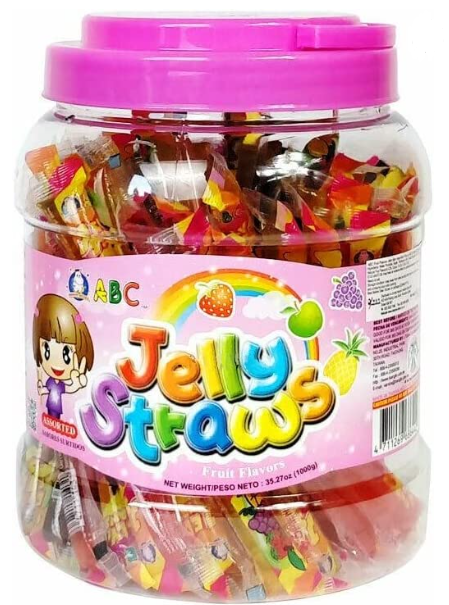 ABC Jelly Straws果凍條 Thach Rau Cau Trai Cay 1kg x 1