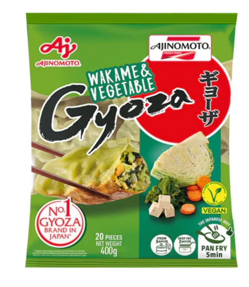 Ajinomoto Wakame & Veg Gyoza 400g x12 (BOX)