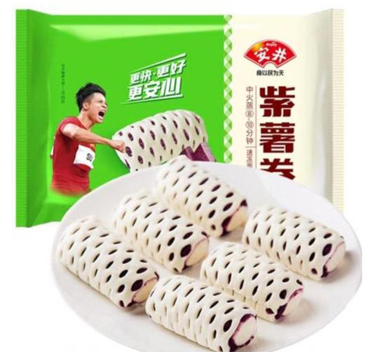 ANJOY Purple Sweet Potato Roll 安井紫薯卷 400g x 1