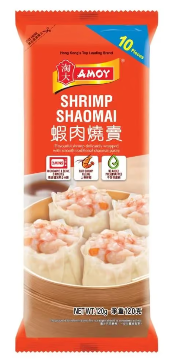 AMOY Shrimp Shaomai 淘大蝦肉燒賣120g x 1