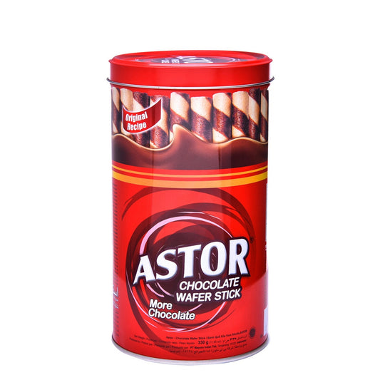 MA Astor Chocolate Wafer Roll (Tin)朱古力味威化捲 330g x1