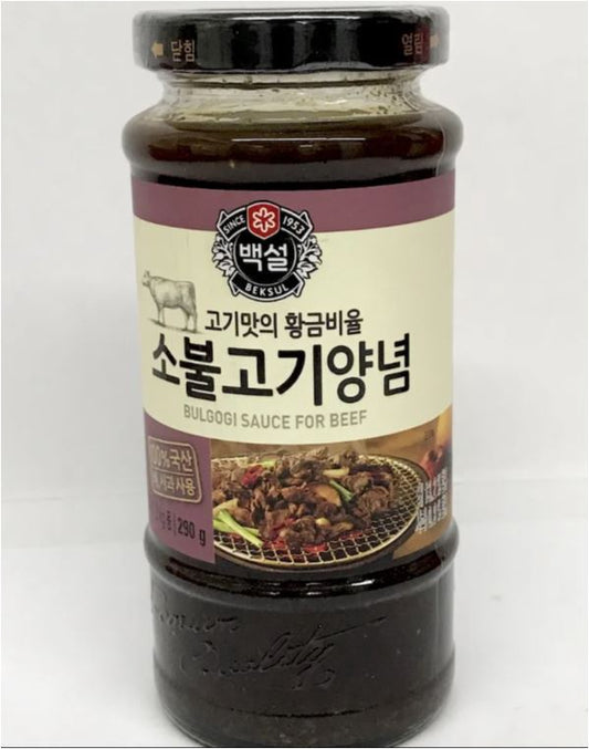 Baeksul BBQ Sauce for Beef (BULGOGI) 韓國烤牛肉醃料醬290g x1