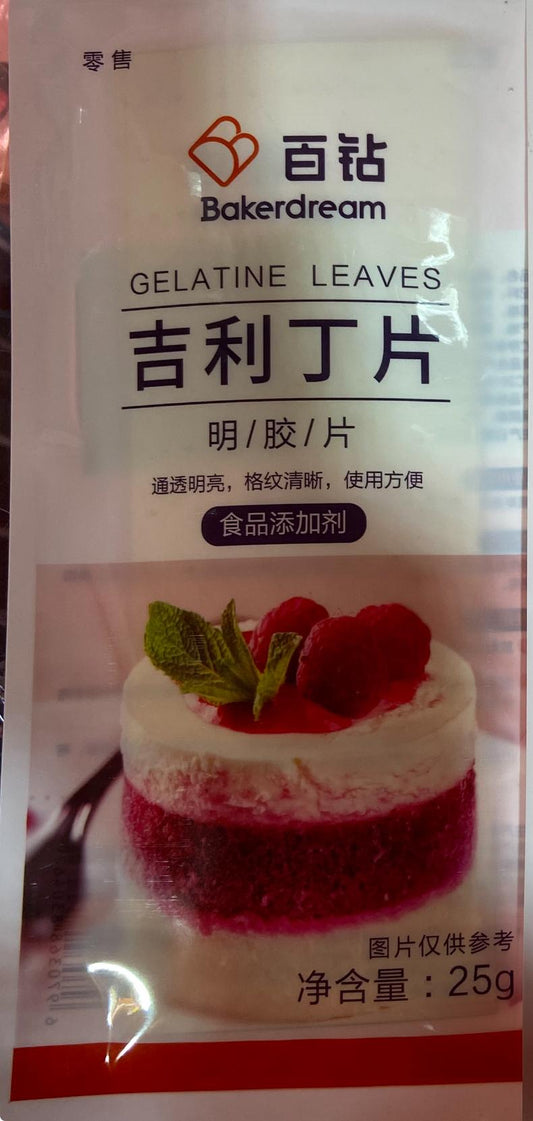 BD Gelatine Leaves 百鑽吉利丁片 25g x 1