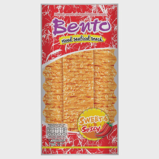Bento Mixed Seafood Sweet & Spicy Flavour (Red) Bento 甜辣鱿鱼片 20g  x1