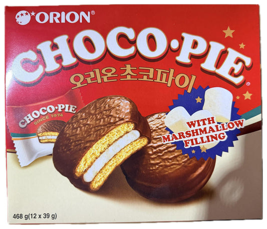 19651 Orion ChocoPie Nhân Marshmallow (6 gói) Bánh CocoPie Nhân Keo Marshmallow 朱古力派 234g x16