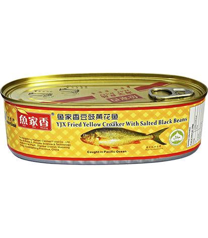 00381 YJX Cá đù đậu đen 魚家香豆豉黃花魚 Ca Du Đậu Đen 184g x 1