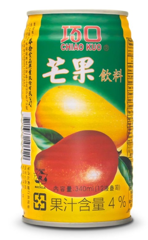 Chiao Kuo - Mango Drink 巧口 - 芒果飲料 340ml x 1