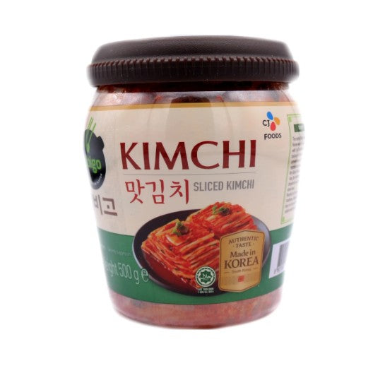 CJ Bibigo Sliced Kimchi (Jar)  韓國泡菜 Kimchi Cat Lat 500G x 1