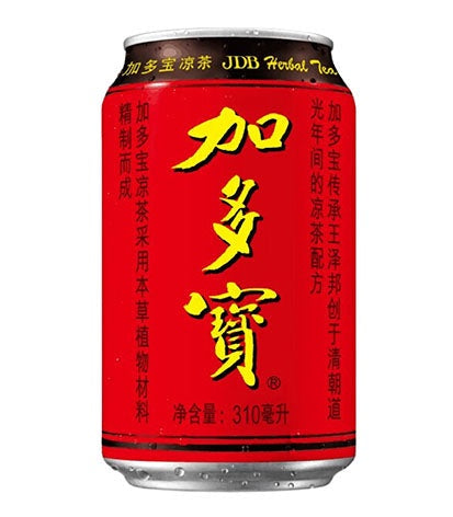 JDB Red Canned Herbal Tea加多寶紅罐裝涼茶310ml x1