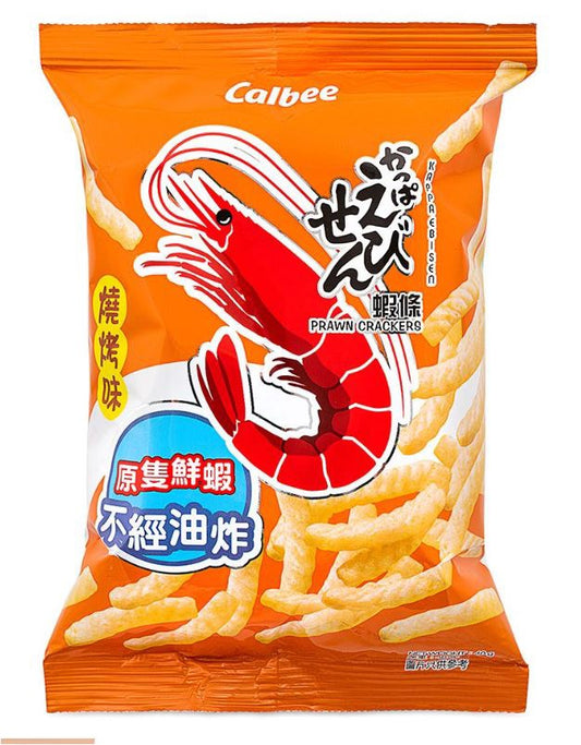 Bánh quy tôm Calbee vị BBQ 卡樂B蝦條BBQ味 40g x1