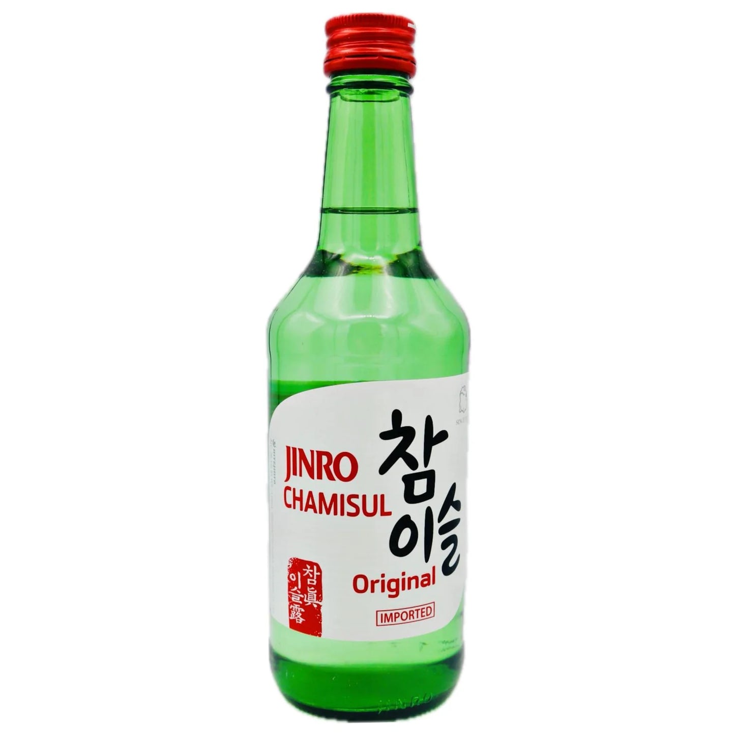 Jinro Chamisul Soju - Peach Flavor 韓國燒酒 (桃味) Soju Han Quoc (Huong dao)13% Alc./Vol 350ml x1