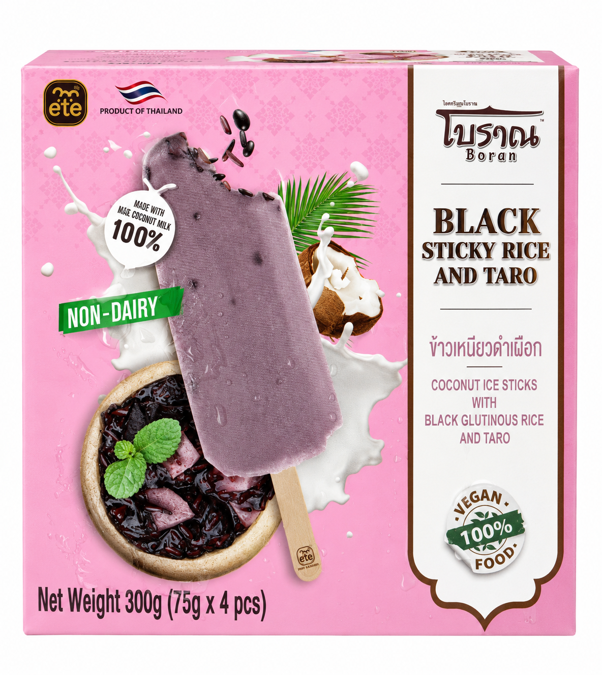 ETE Boran Coconut Ice Sticks (75g x 4) x 1