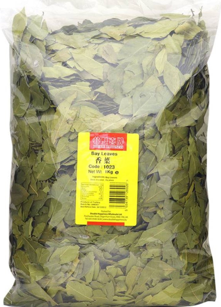 DOUBLE HAPPINESS Bay Leaves 雙喜牌乾香葉 La Nguyet Que 1kg x 1