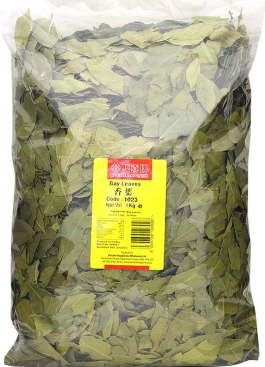 DOUBLE HAPPINESS Bay Leaves 雙喜牌乾香葉 La Nguyet Que 1kg x 1