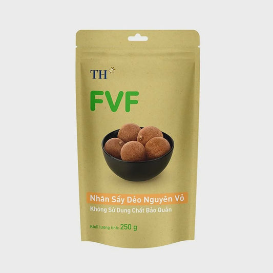 TH FVF Soft Dried Whole Longan 龍眼乾 Nhan Say Deo Nguyen Vo 250g x 1